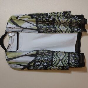 Geometric Cardi And Tank Set M